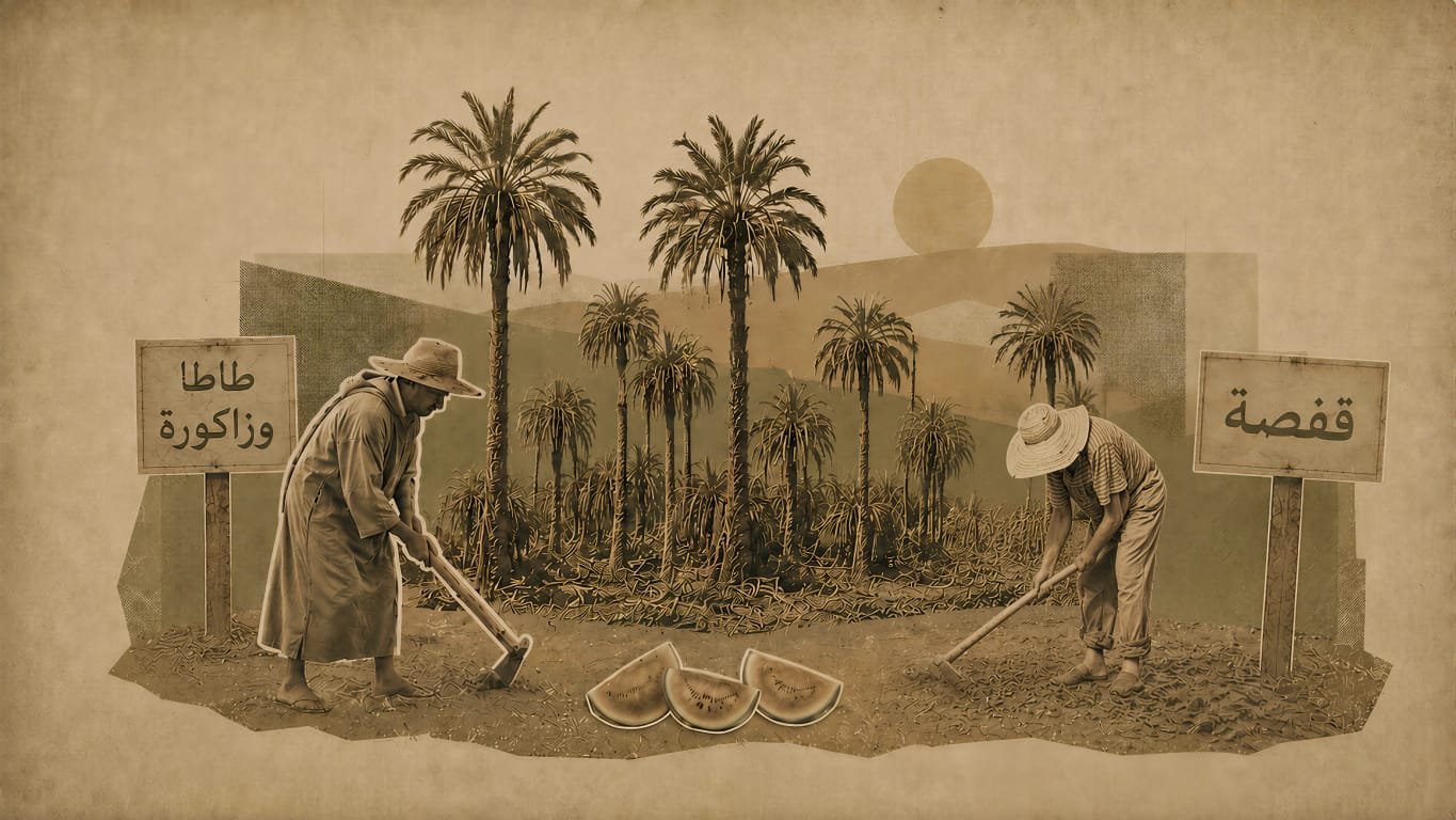 استنزاف المياه في الواحات
